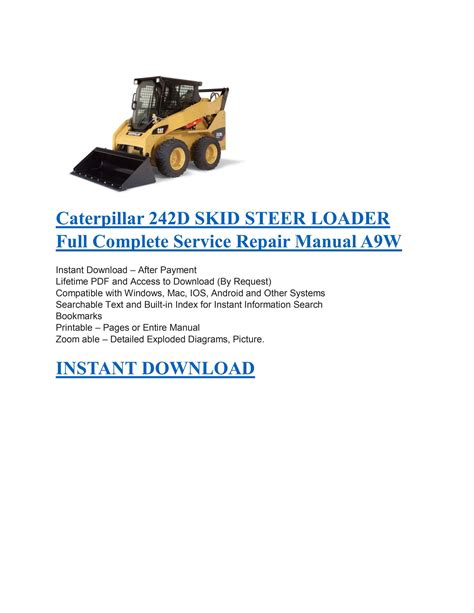 2016 cat 242d skid steer|cat 242d manual.